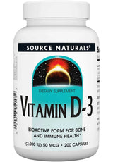 Source Naturals Vitamin D-3 2000 IU