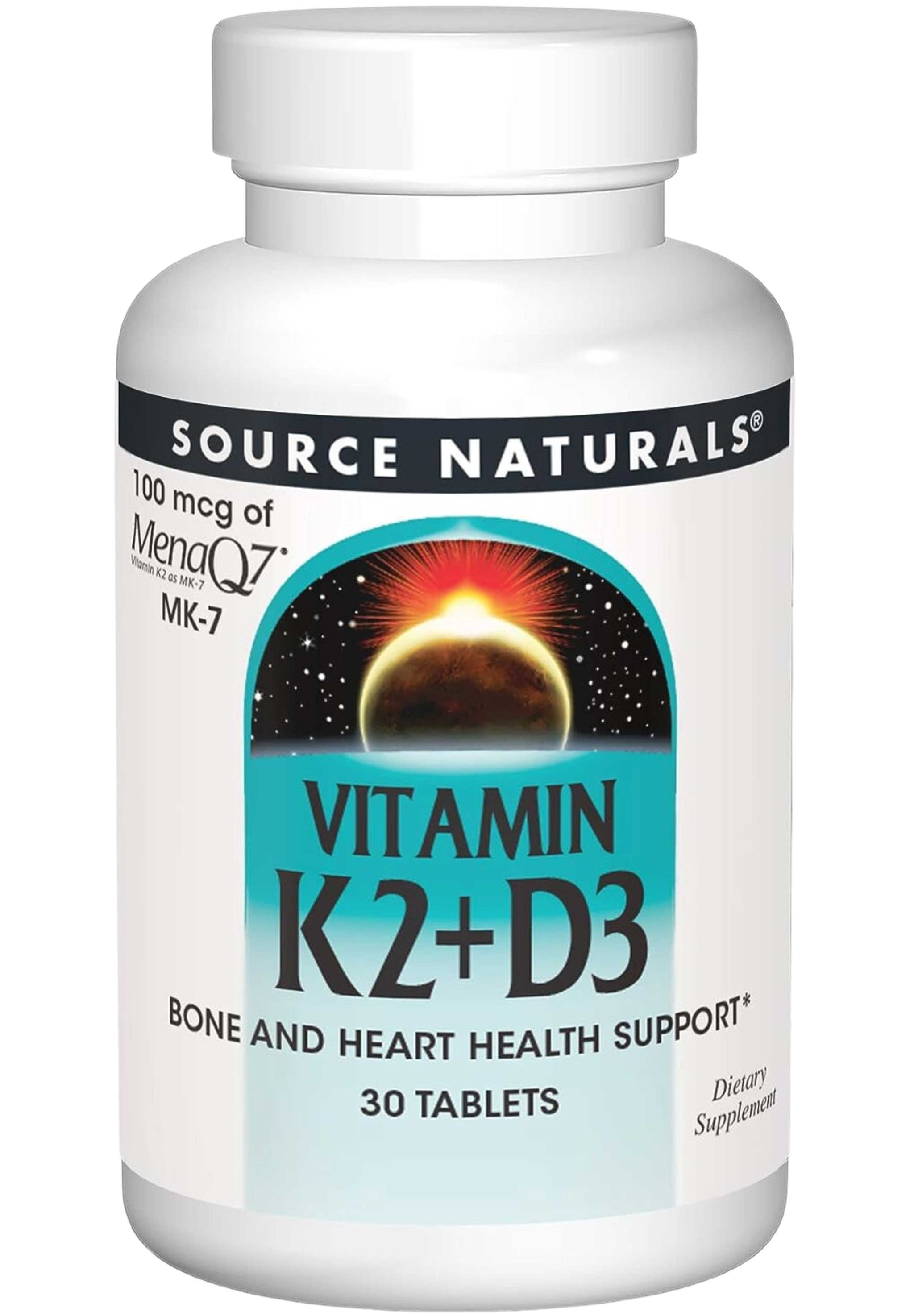 Source Naturals Vitamin K2 w/D3 100 mcg
