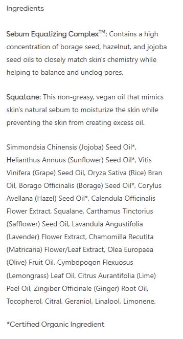 Suki Purifying Facial Oil (Formerly Balancing Facial Oil)