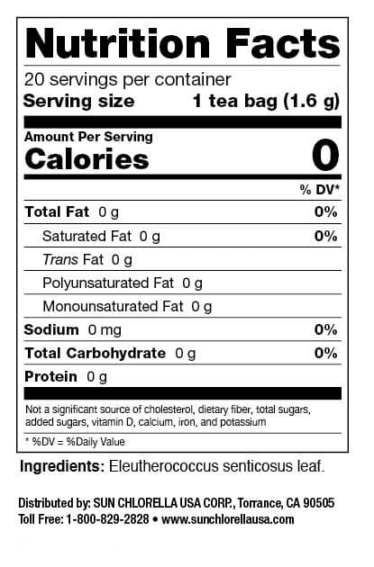 Sun Chlorella USA Infuse Your Mood Tea