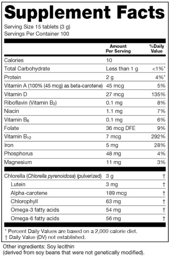 Sun Chlorella USA Sun Chlorella 200