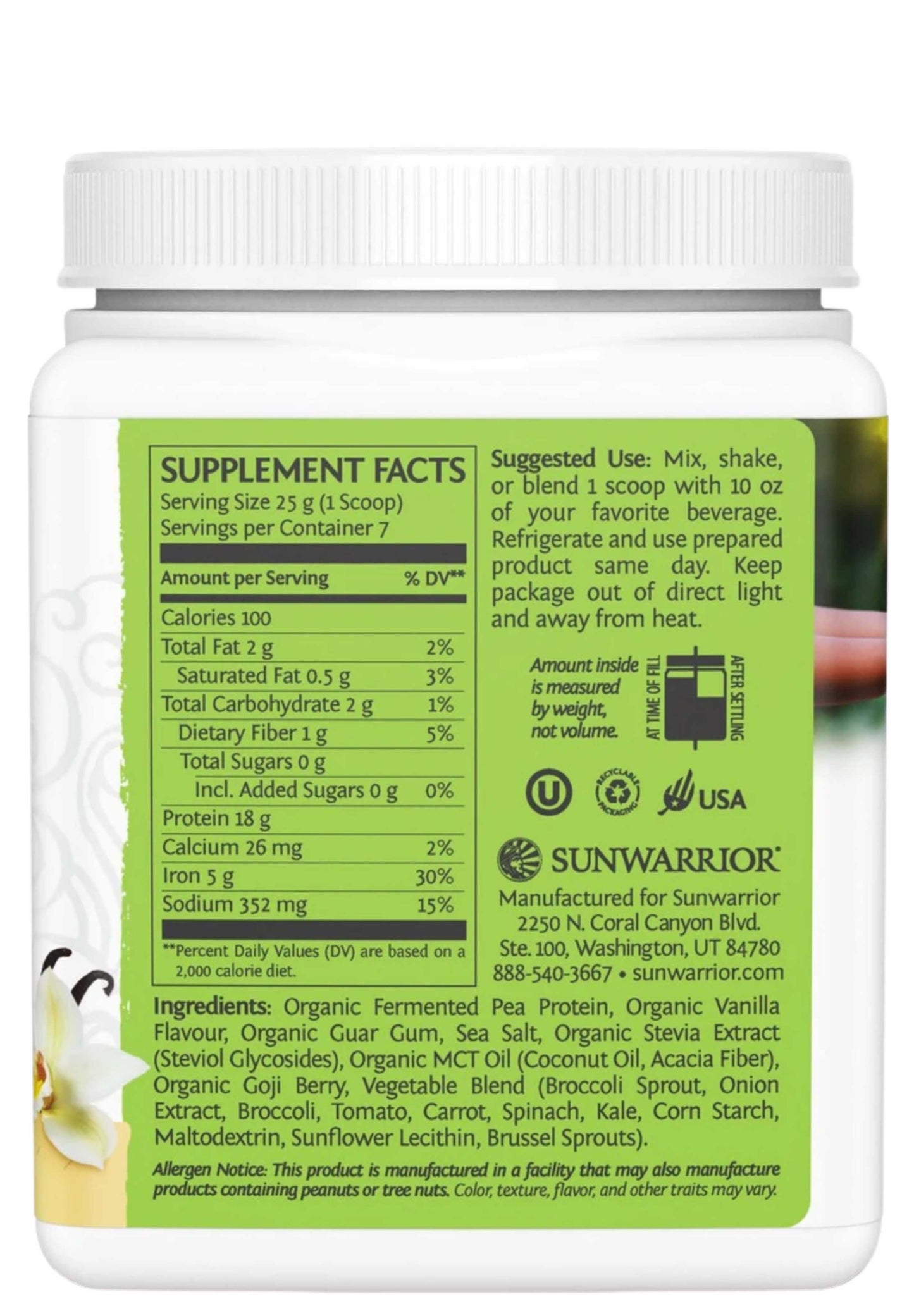 Sunwarrior Clean Greens & Protein