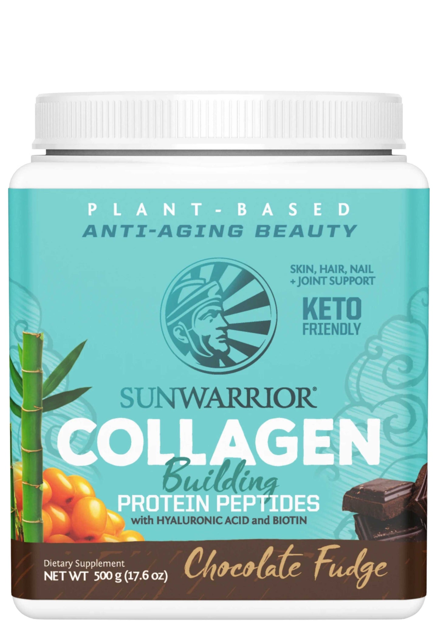 Sunwarrior Collagen Building Protein Peptides, Plant Based 500g (20 servings)