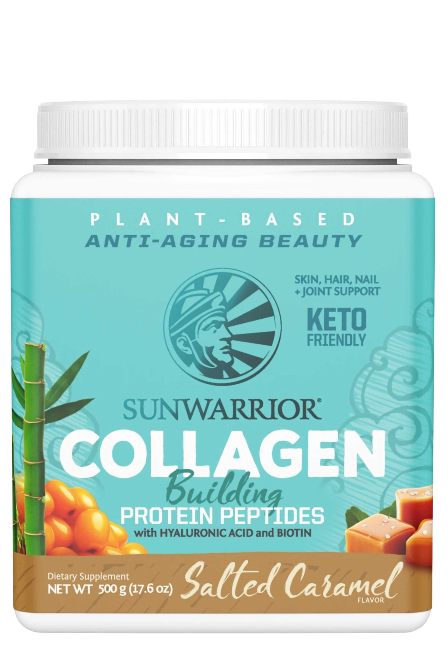 Sunwarrior Collagen Building Protein Peptides, Plant Based 500g (20 servings)