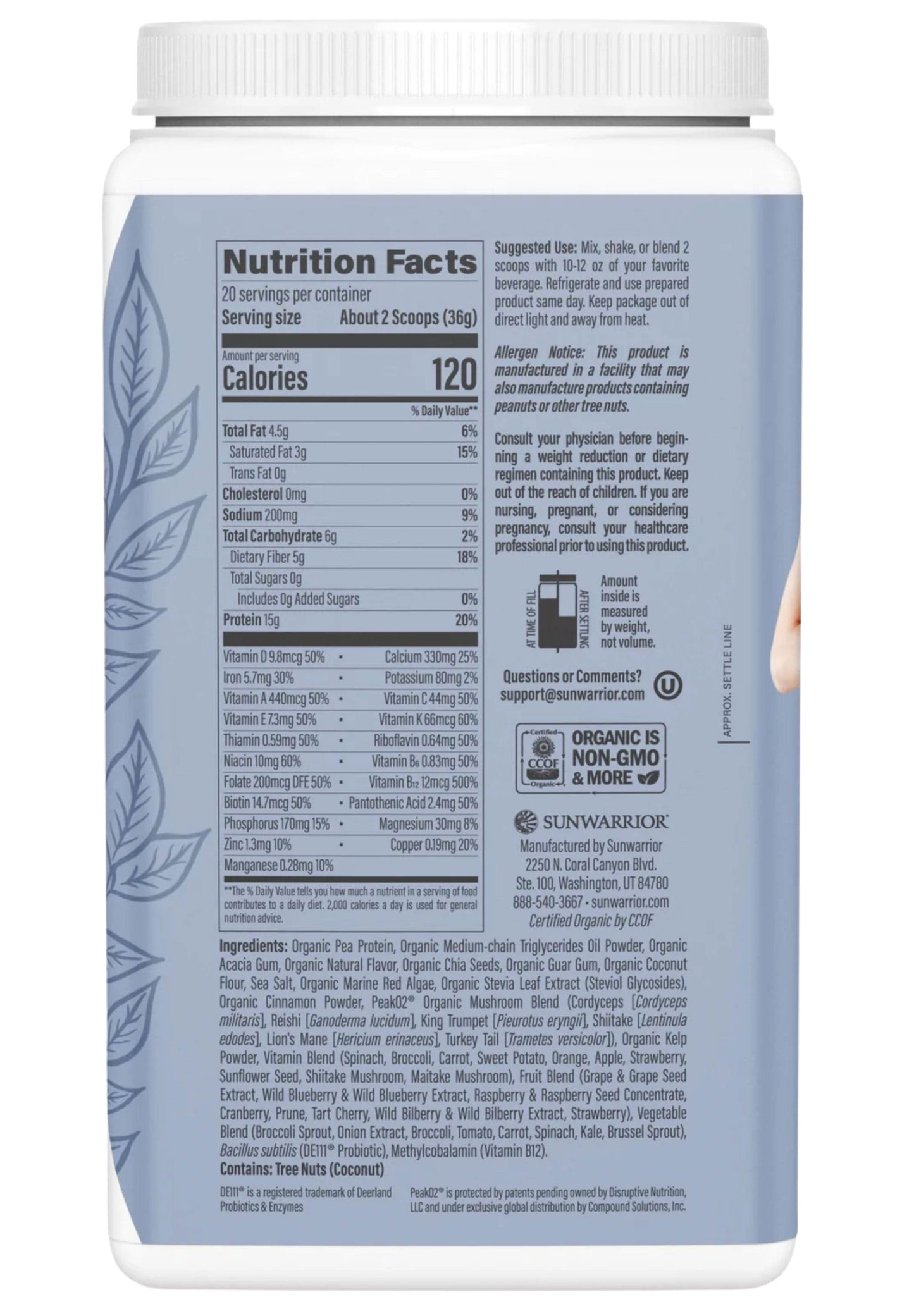 Sunwarrior Lean Superfood Shake