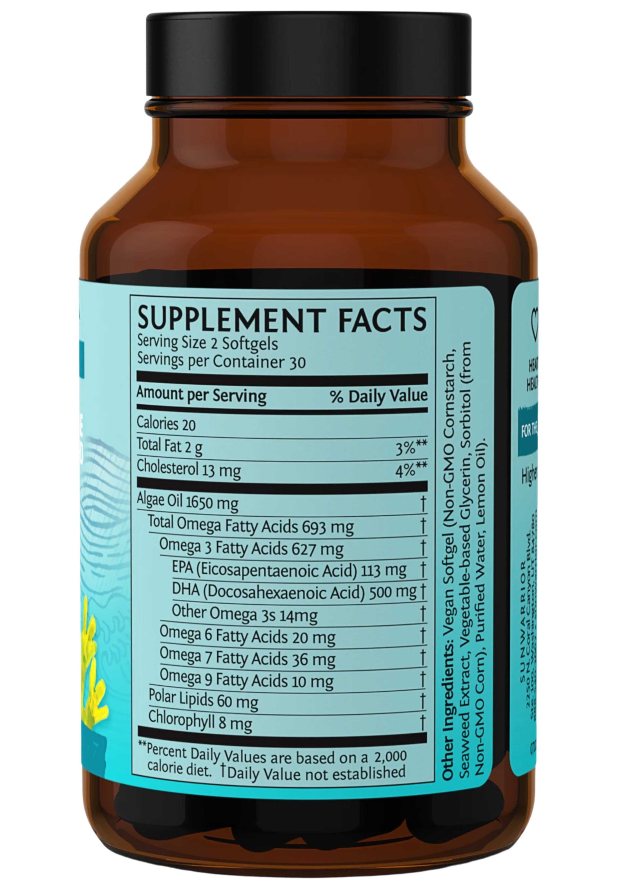 Sunwarrior Omega-3 Vegan DHA + EPA