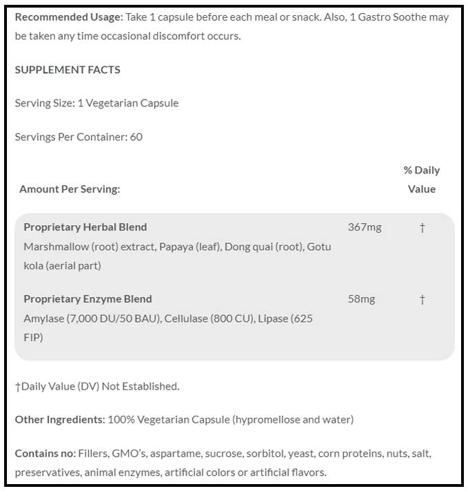 Theramedix Gastro Soothe