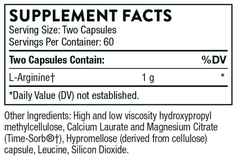 Thorne Research L-Arginine - Sustained Release (Formerly Perfusia-SR)