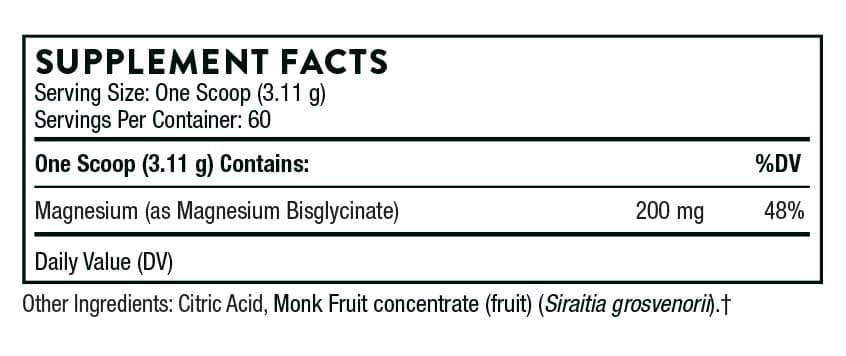 Thorne Research Magnesium Bisglycinate
