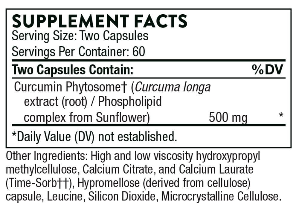 Thorne Research Curcumin Phytosome - Sustained Release