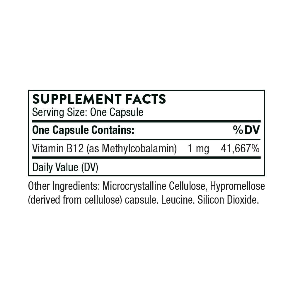 Thorne Research Vitamin B12 (formerly Methylcobalamin)