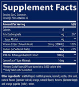 Trace Minerals Research Ashwagandha Gummies Passion Fruit Orange