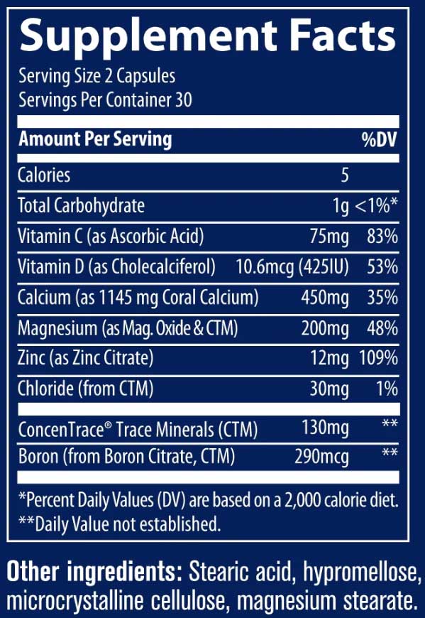 Trace Minerals Research Coral Calcium