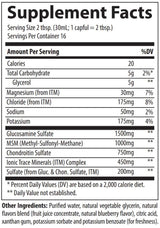 Trace Minerals Research Liquid Glucosamine/Chondroitin/MSM