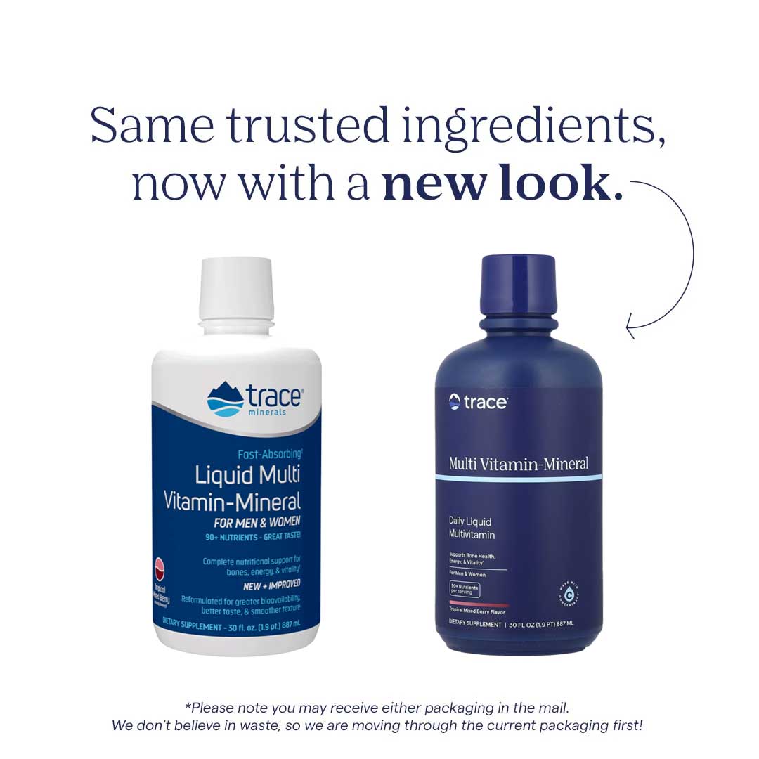 Trace Minerals Research Liquid Multi Vitamin-Mineral Berry
