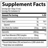 Trace Minerals Research Liquid Zinc + Quercetin
