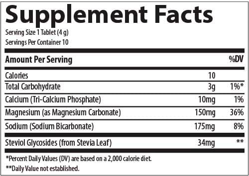 Trace Minerals Research Magnesium Effervescent Tablets Raspberry