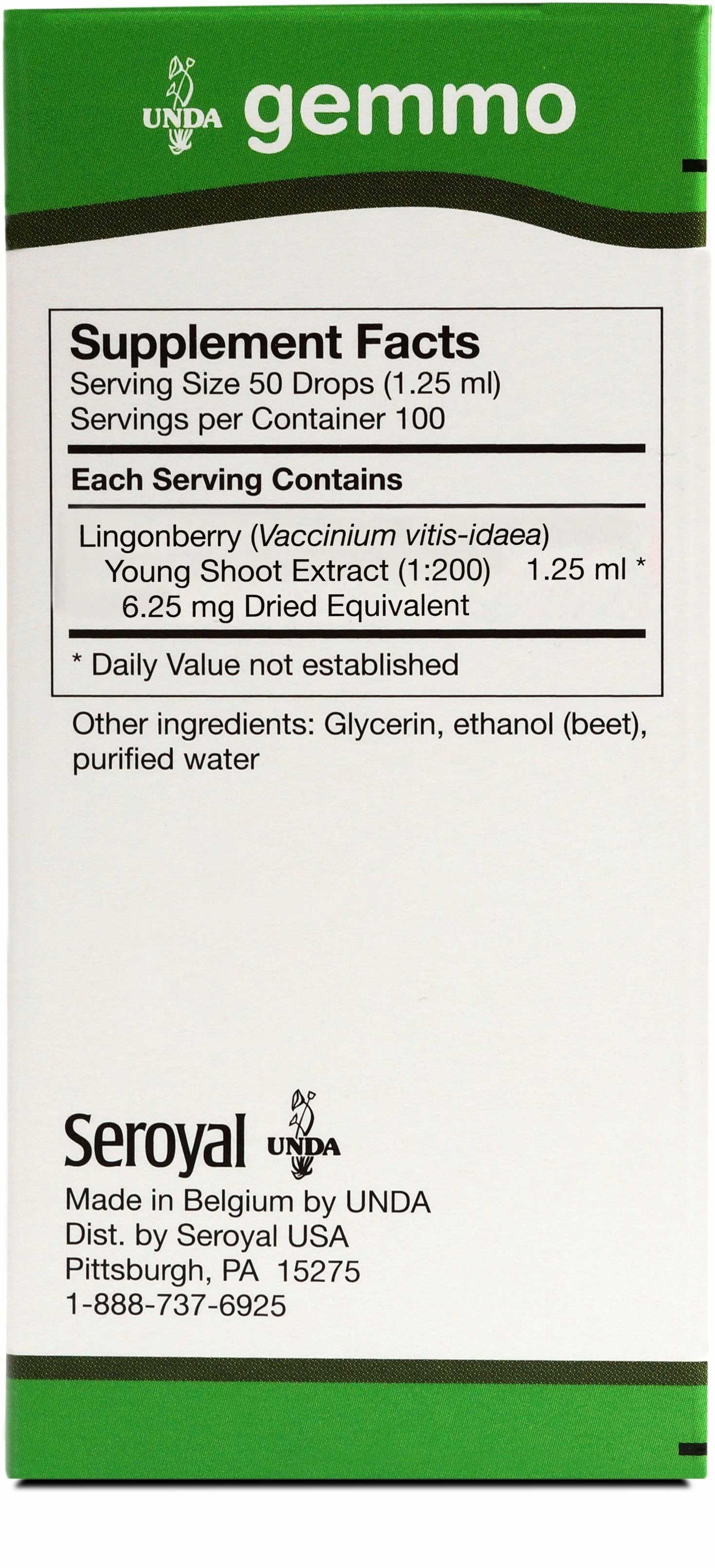 UNDA Vaccinium Vitis Idaea