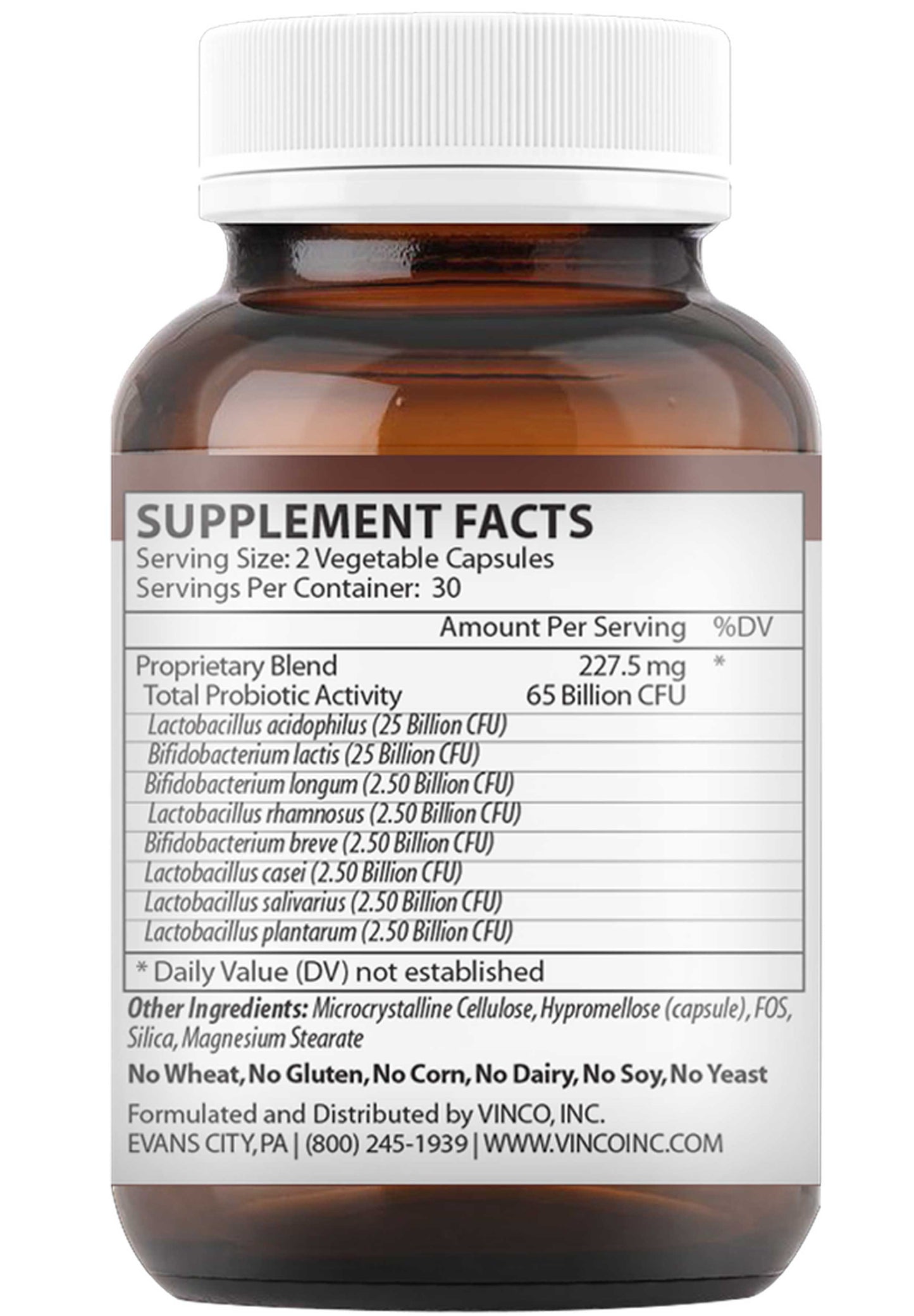 Vinco ProBiotic Eight 65