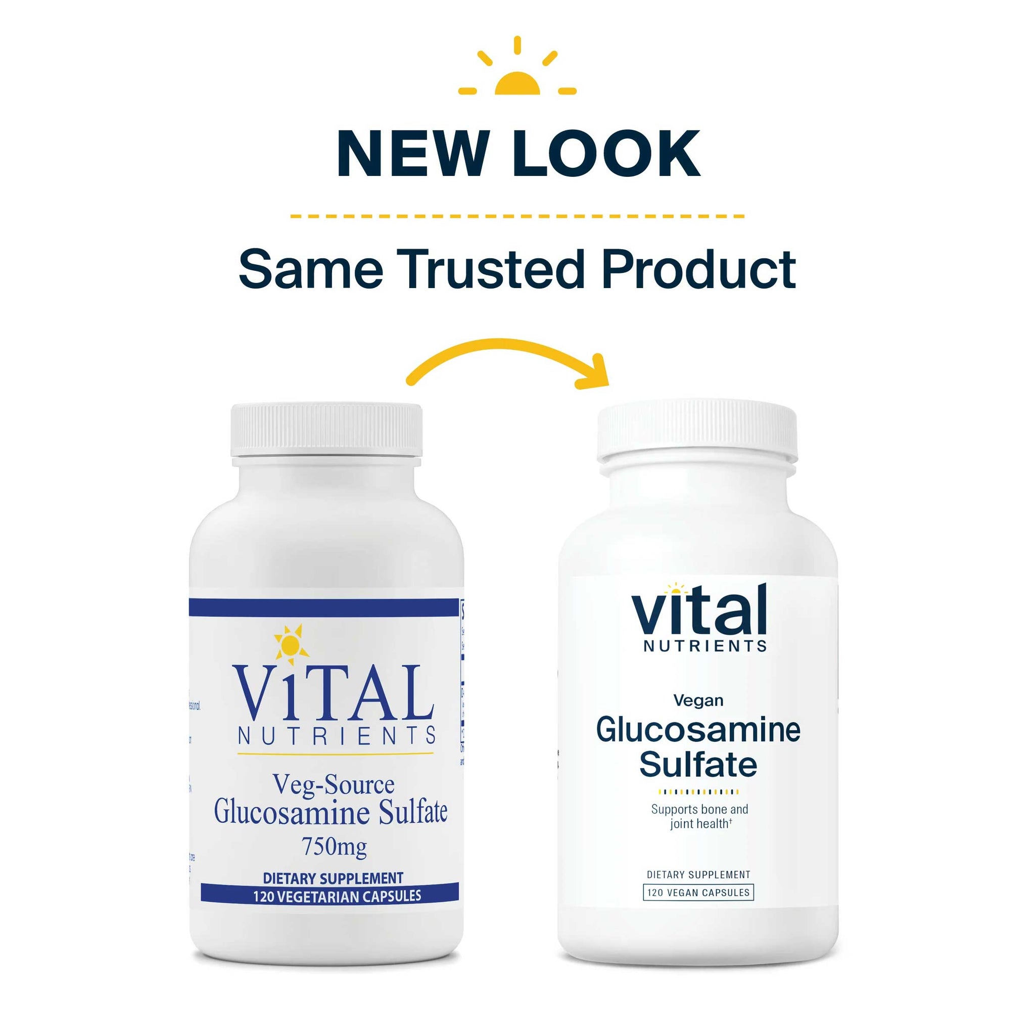 Vital Nutrients Vegan Glucosamine Sulfate 750mg
