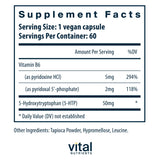 Vital Nutrients 5-HTP 50mg