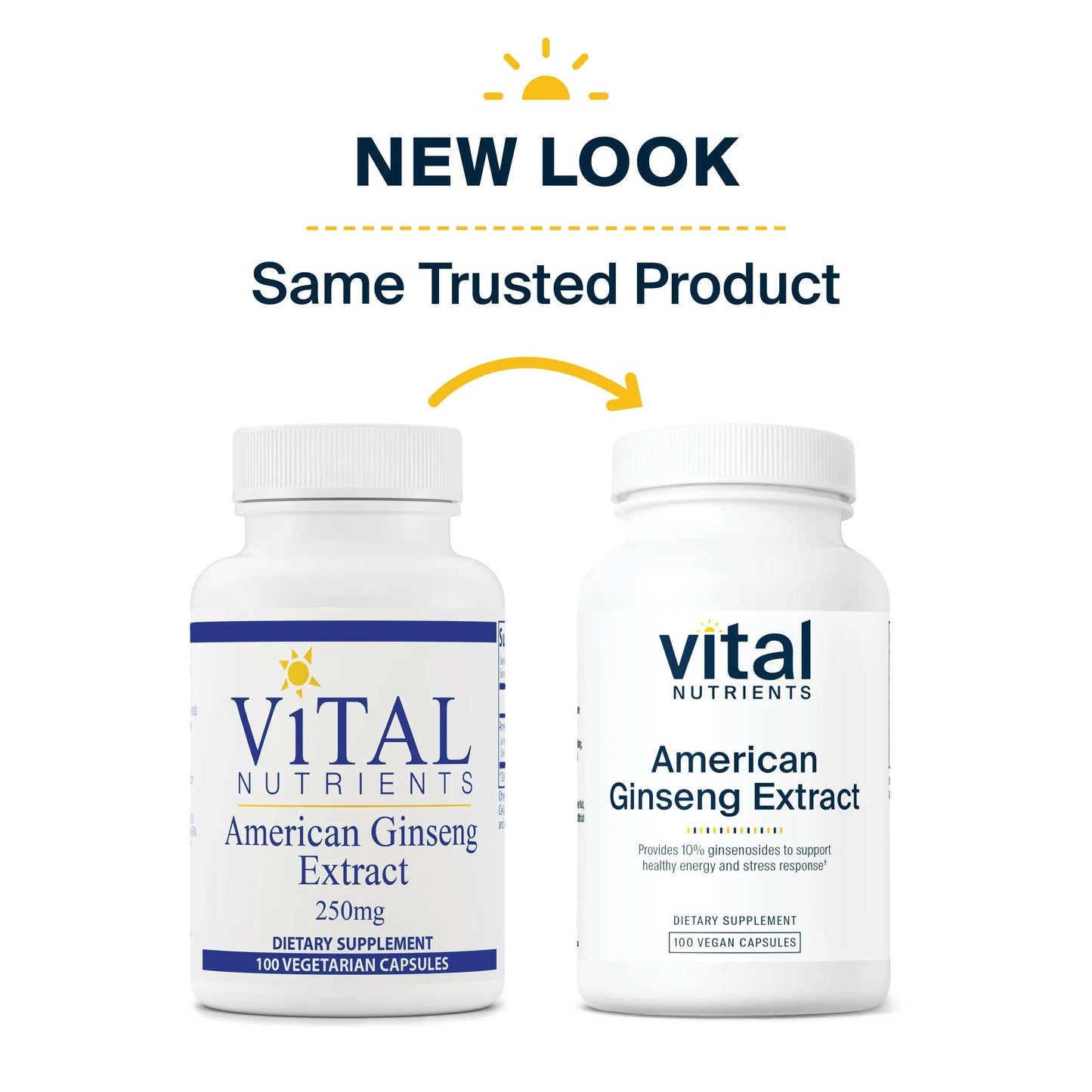 Vital Nutrients American Ginseng Extract 250 mg