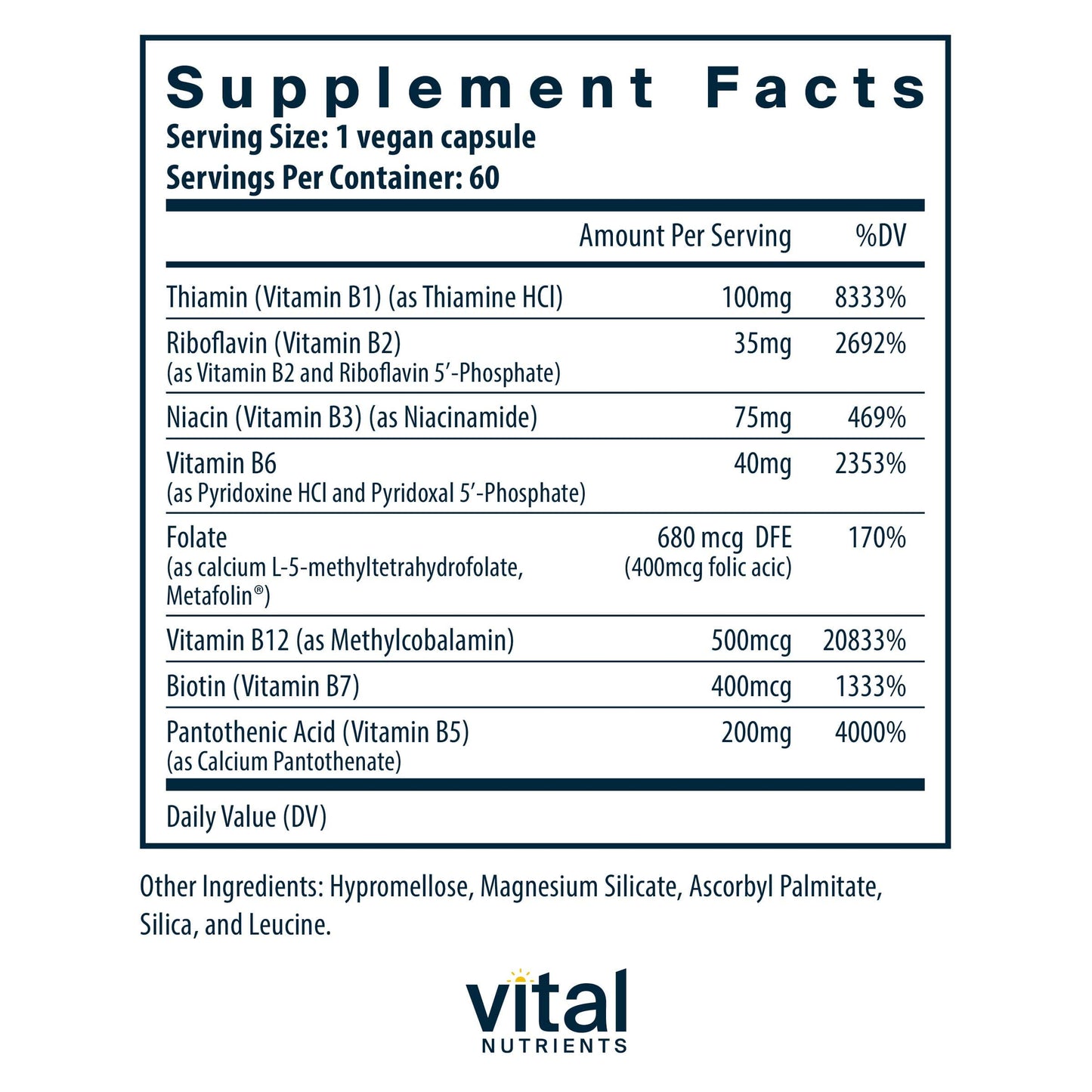 Vital Nutrients B-Complex