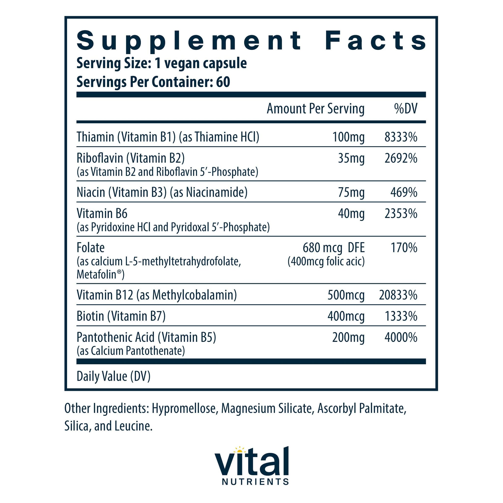 Vital Nutrients B-Complex