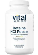 Vital Nutrients Betaine HCl Pepsin Gentian Root Extract