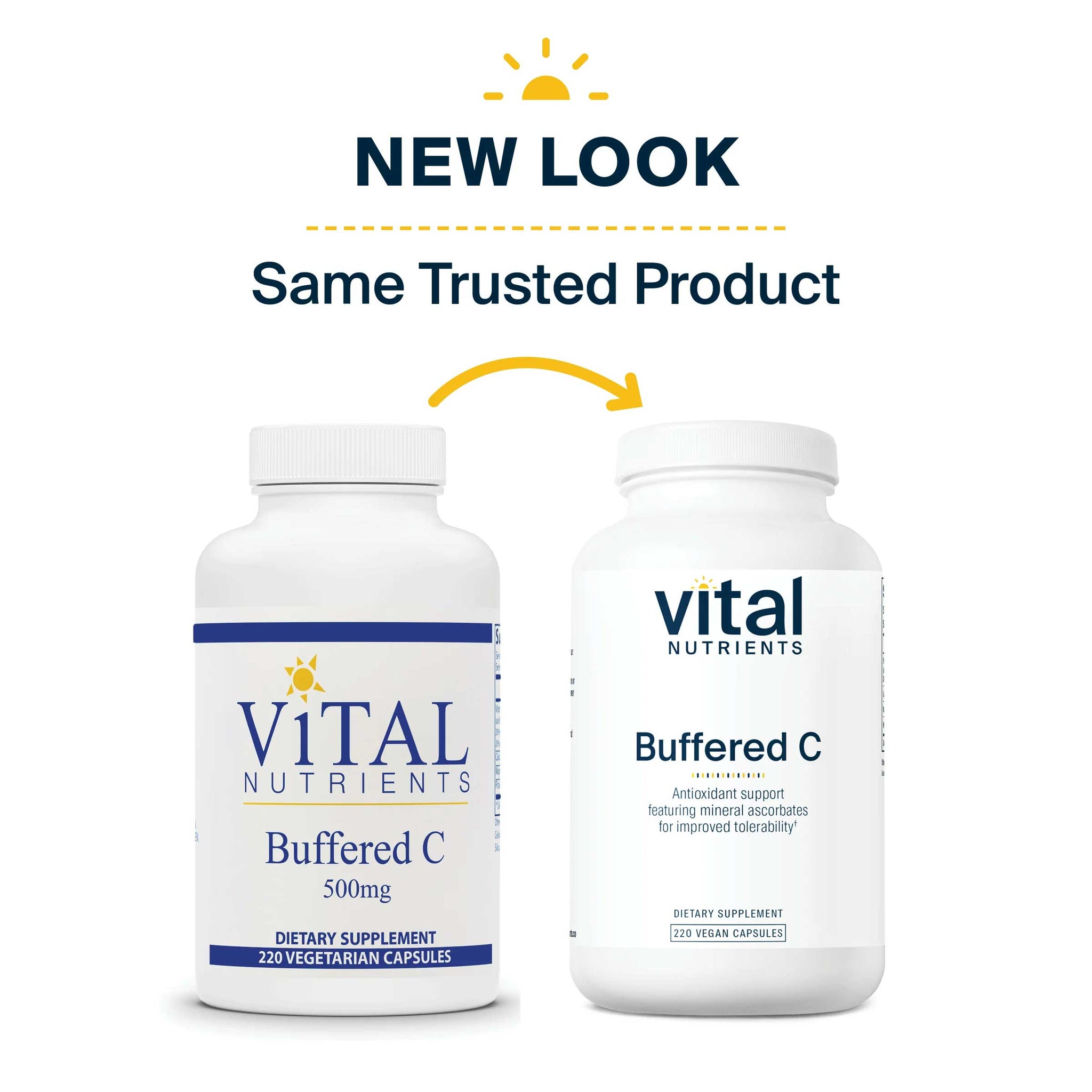Vital Nutrients Buffered C 500mg
