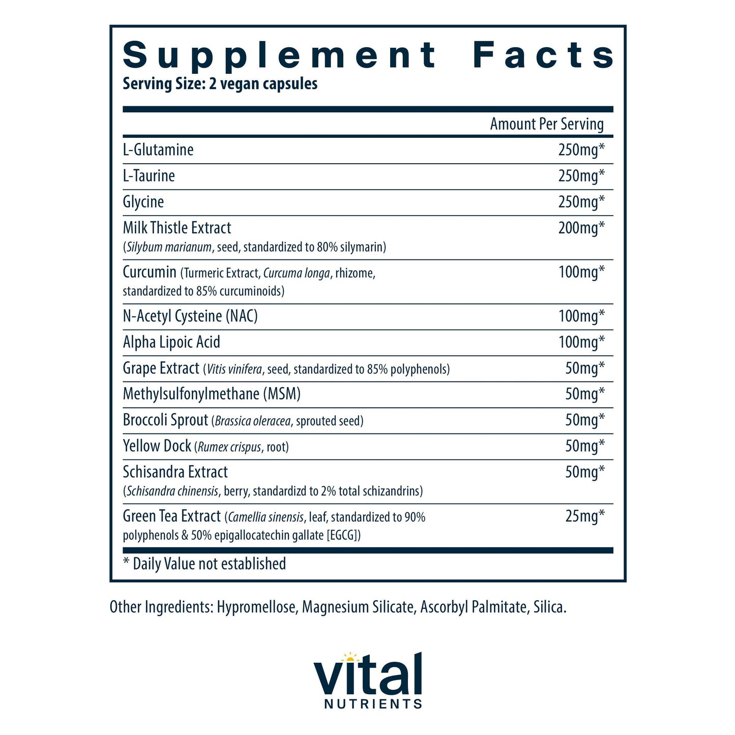 Vital Nutrients Detox Formula
