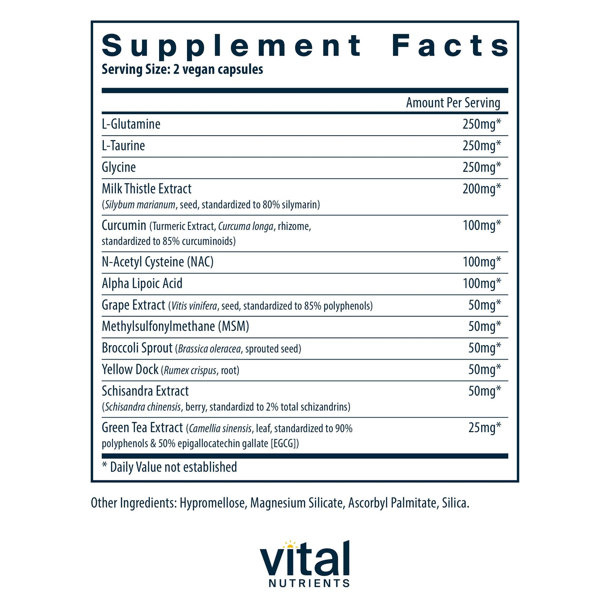 Vital Nutrients Detox Formula