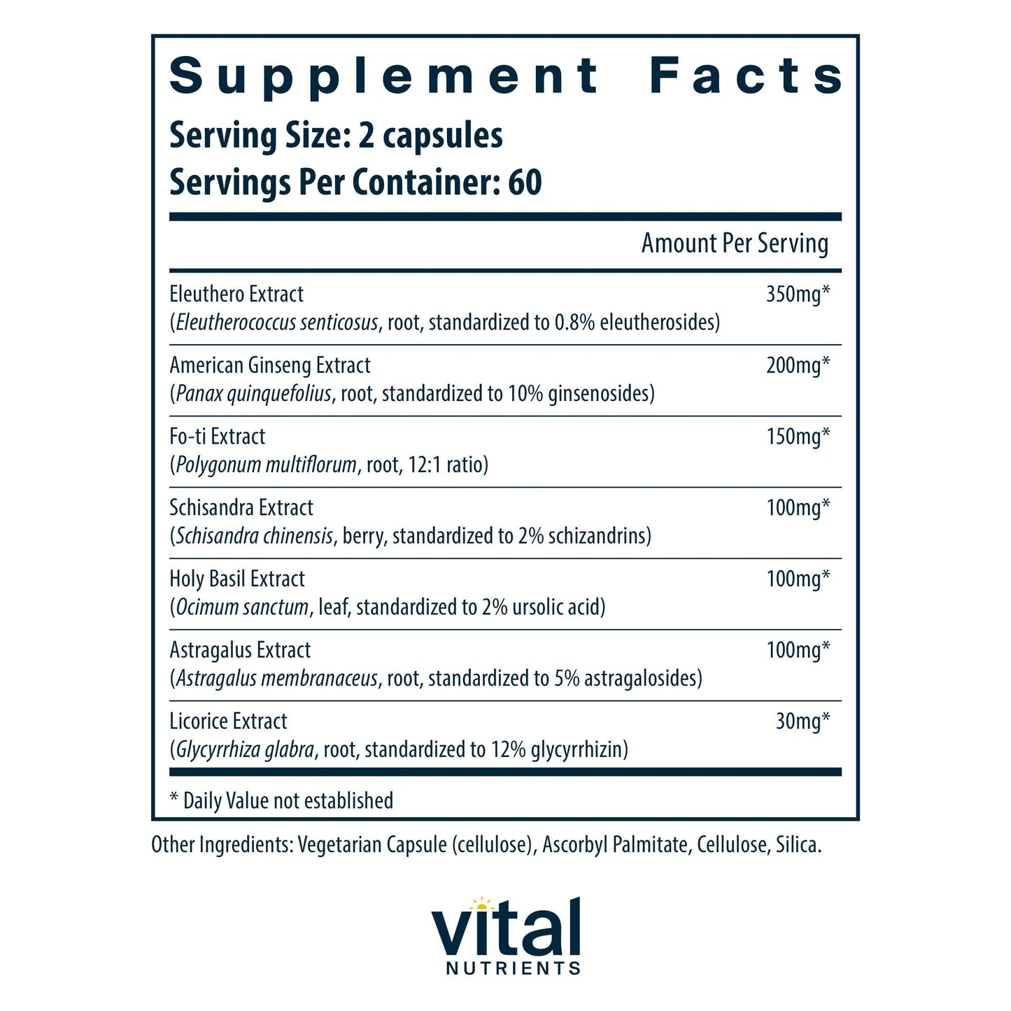 Vital Nutrients Energy Plus