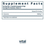 Vital Nutrients Glutamine Powder