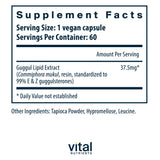 Vital Nutrients Guggul E & Z 99%
