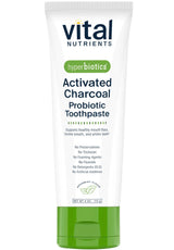 Vital Nutrients Hyperbiotics Activated Charcoal Probiotic Toothpaste