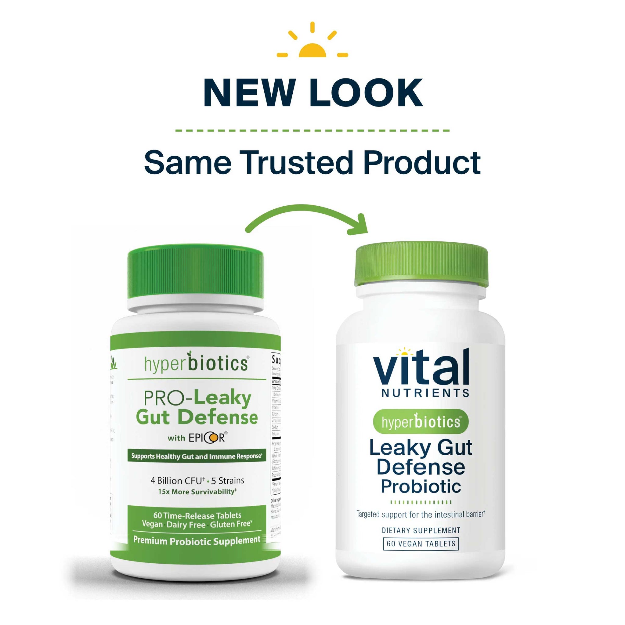 Vital Nutrients Hyperbiotics Leaky Gut Defense Probiotic