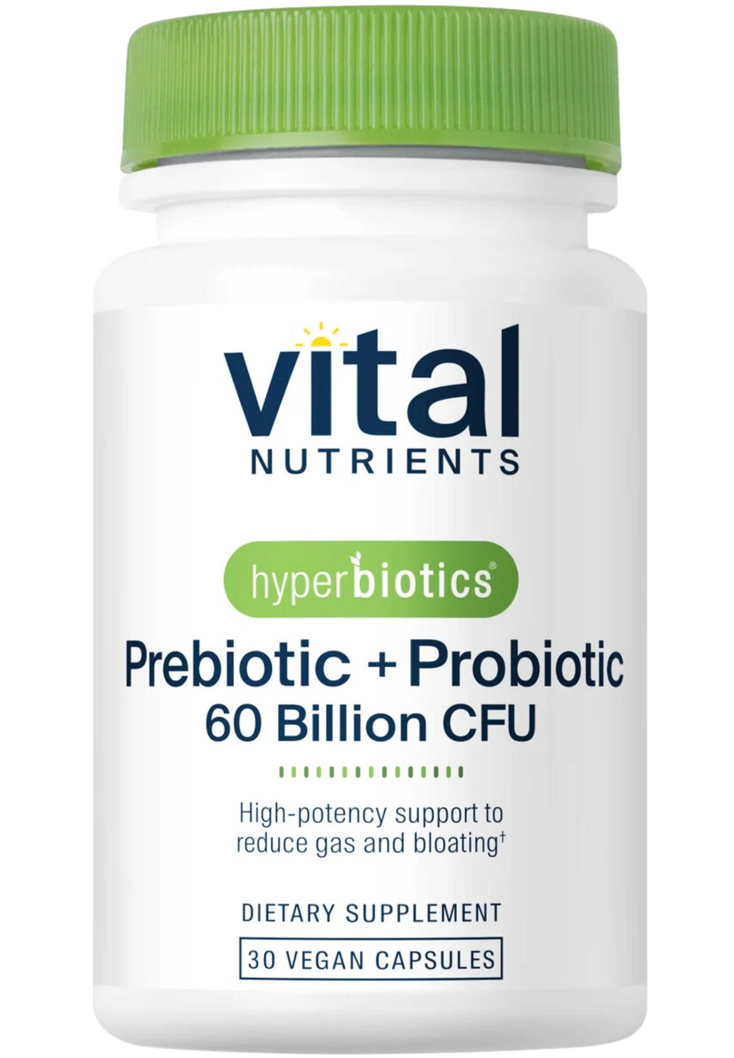 Vital Nutrients Hyperbiotics Prebiotic + Probiotic 60 Billion CFU