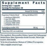 Vital Nutrients Hyperbiotics Prebiotic + Probiotic 60 Billion CFU