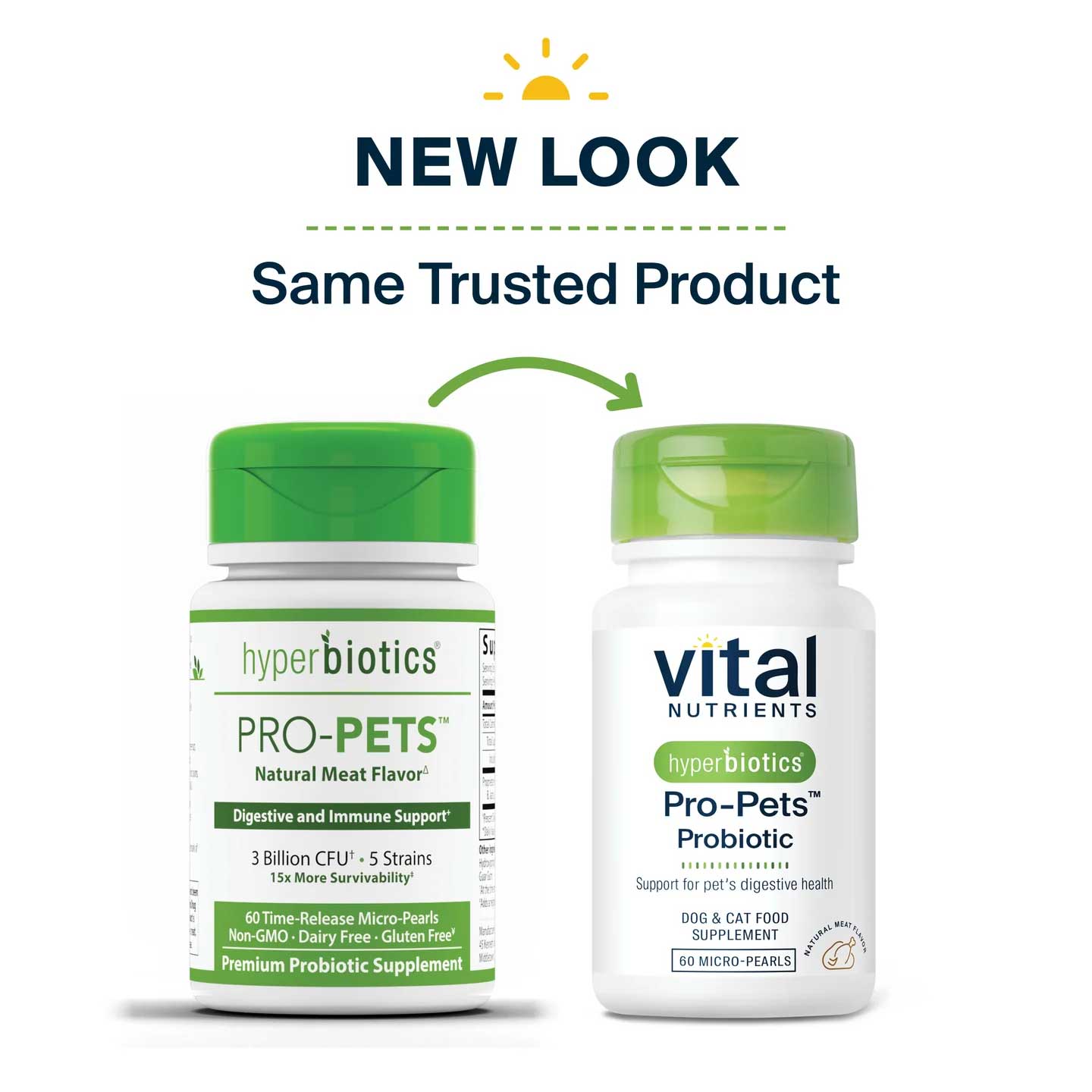 Vital Nutrients Hyperbiotics Pro-Pets Probiotic