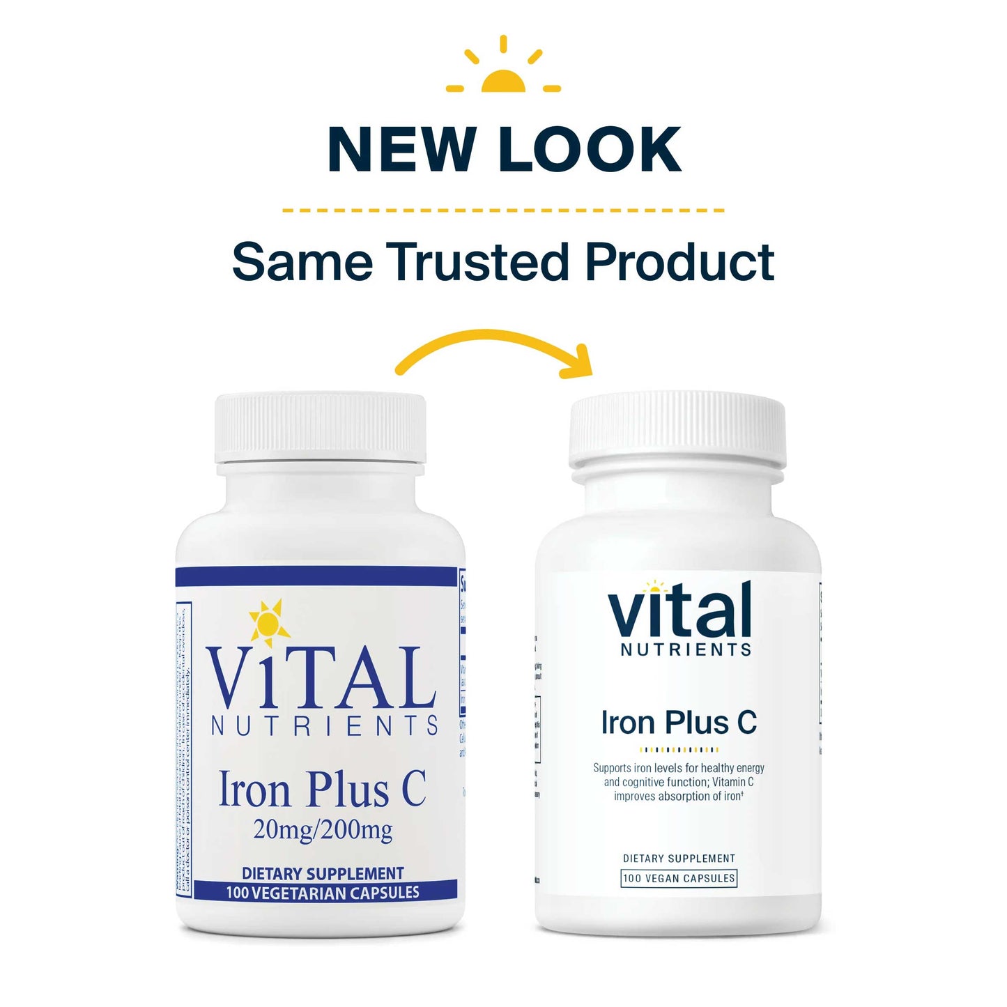 Vital Nutrients Iron Plus C