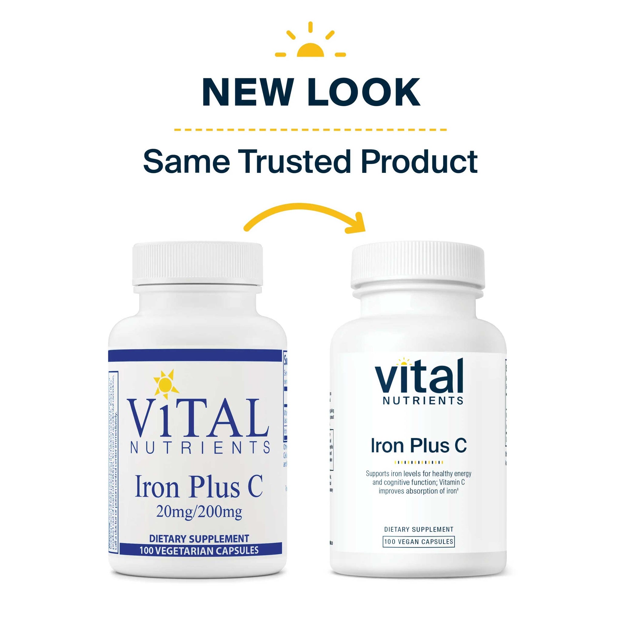 Vital Nutrients Iron Plus C