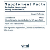 Vital Nutrients Licorice Root Extract 400mg