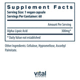 Vital Nutrients Lipoic Acid 300mg