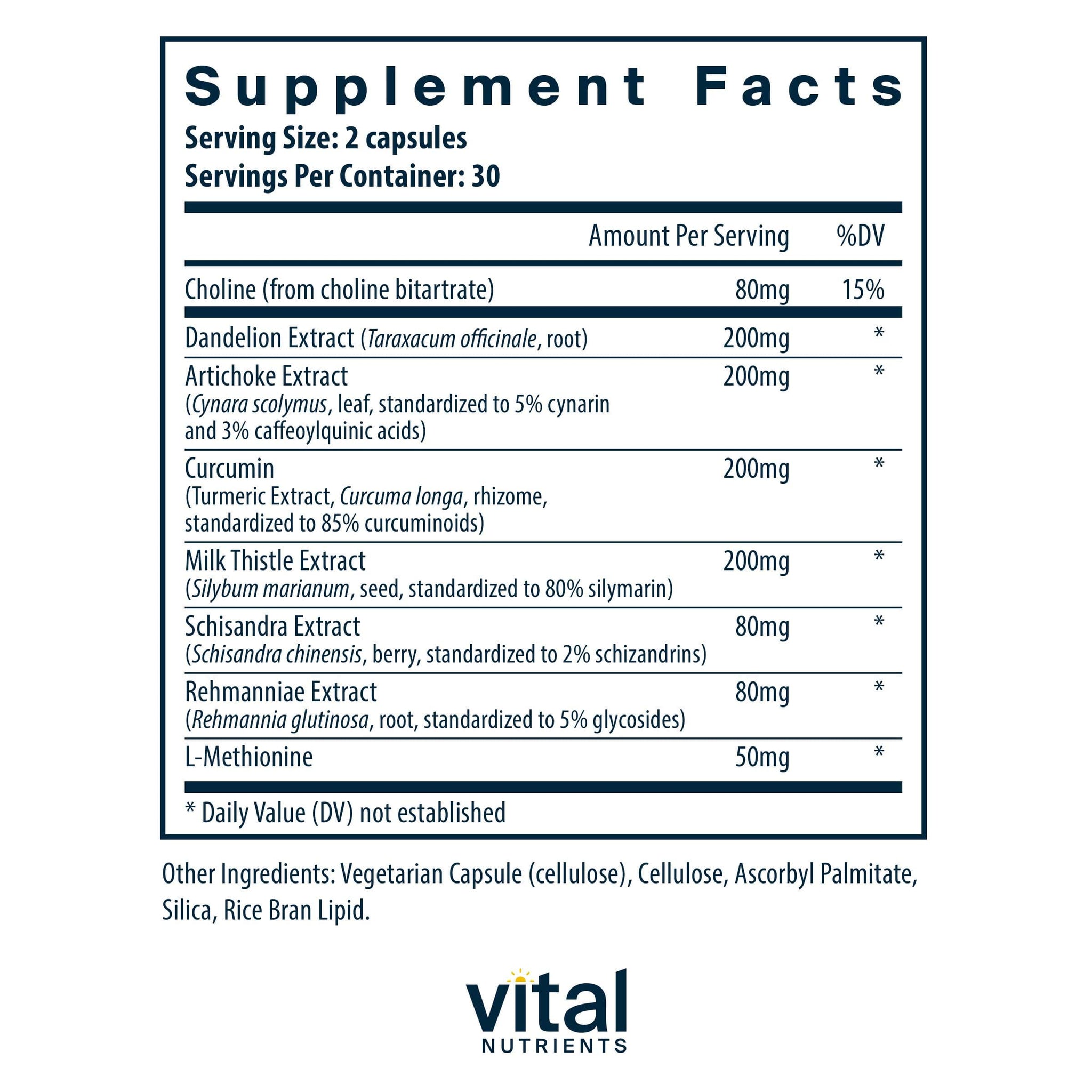 Vital Nutrients Liver Support