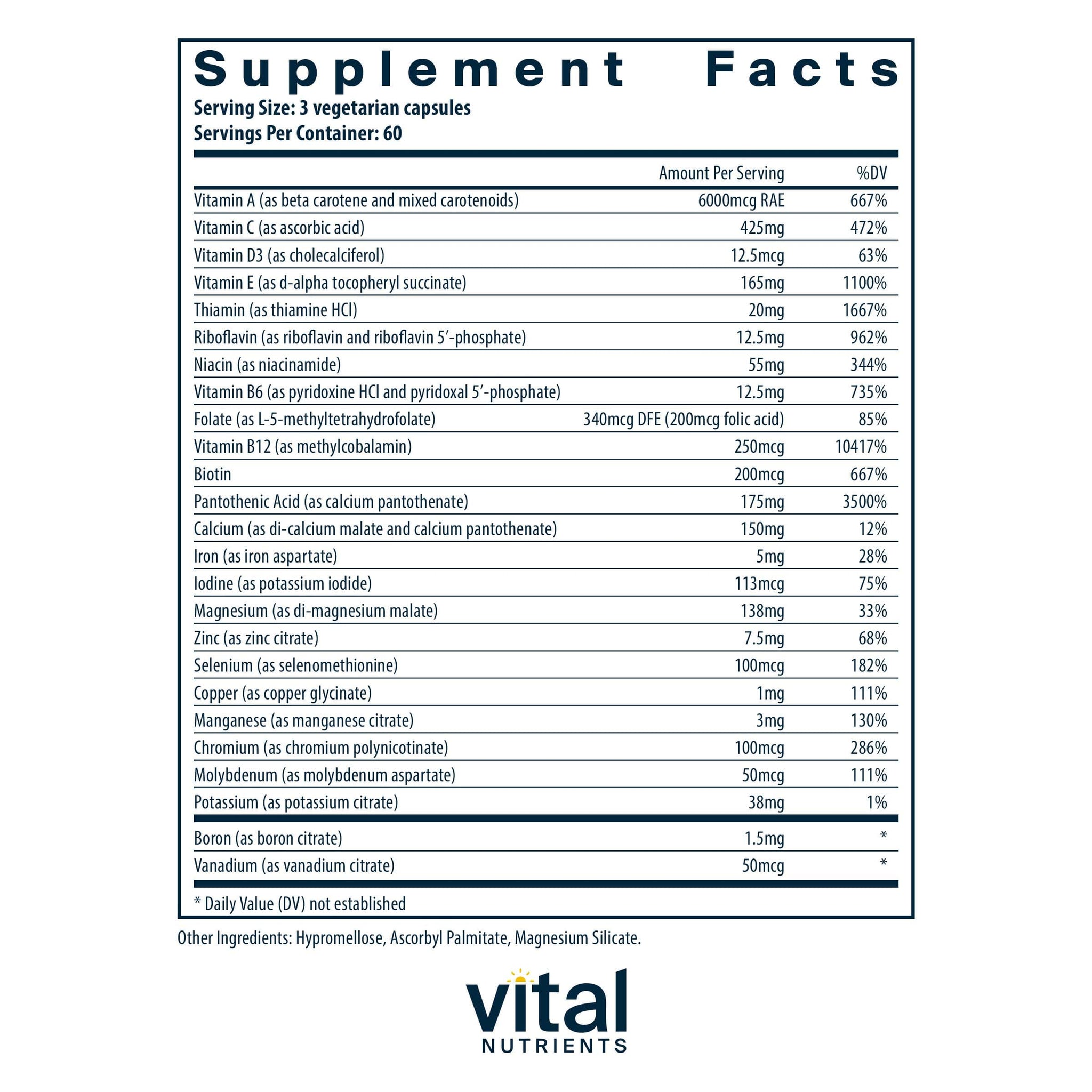 Vital Nutrients Multi-Nutrients 4