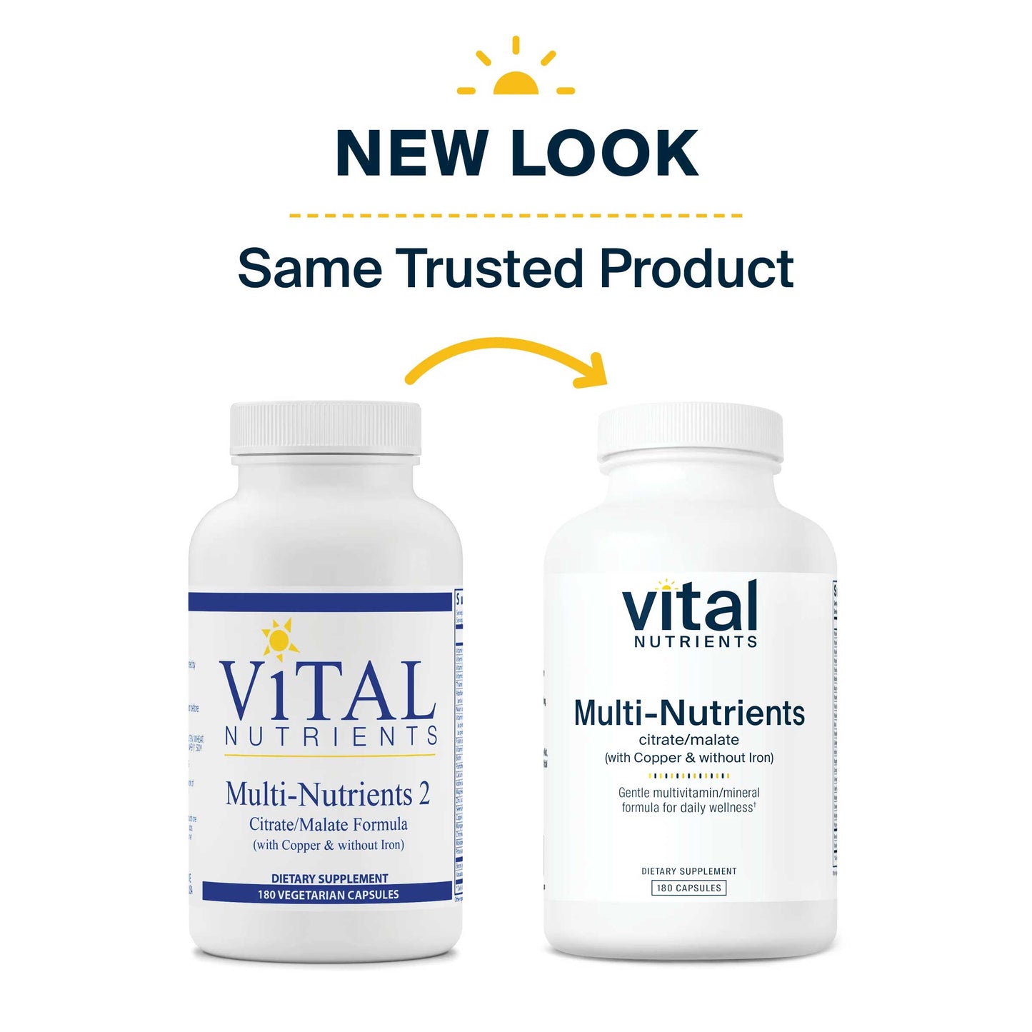 Vital Nutrients Multi-Nutrients Citrate/Malate with Copper, without Iron (Formerly Multi-Nutrients 2)