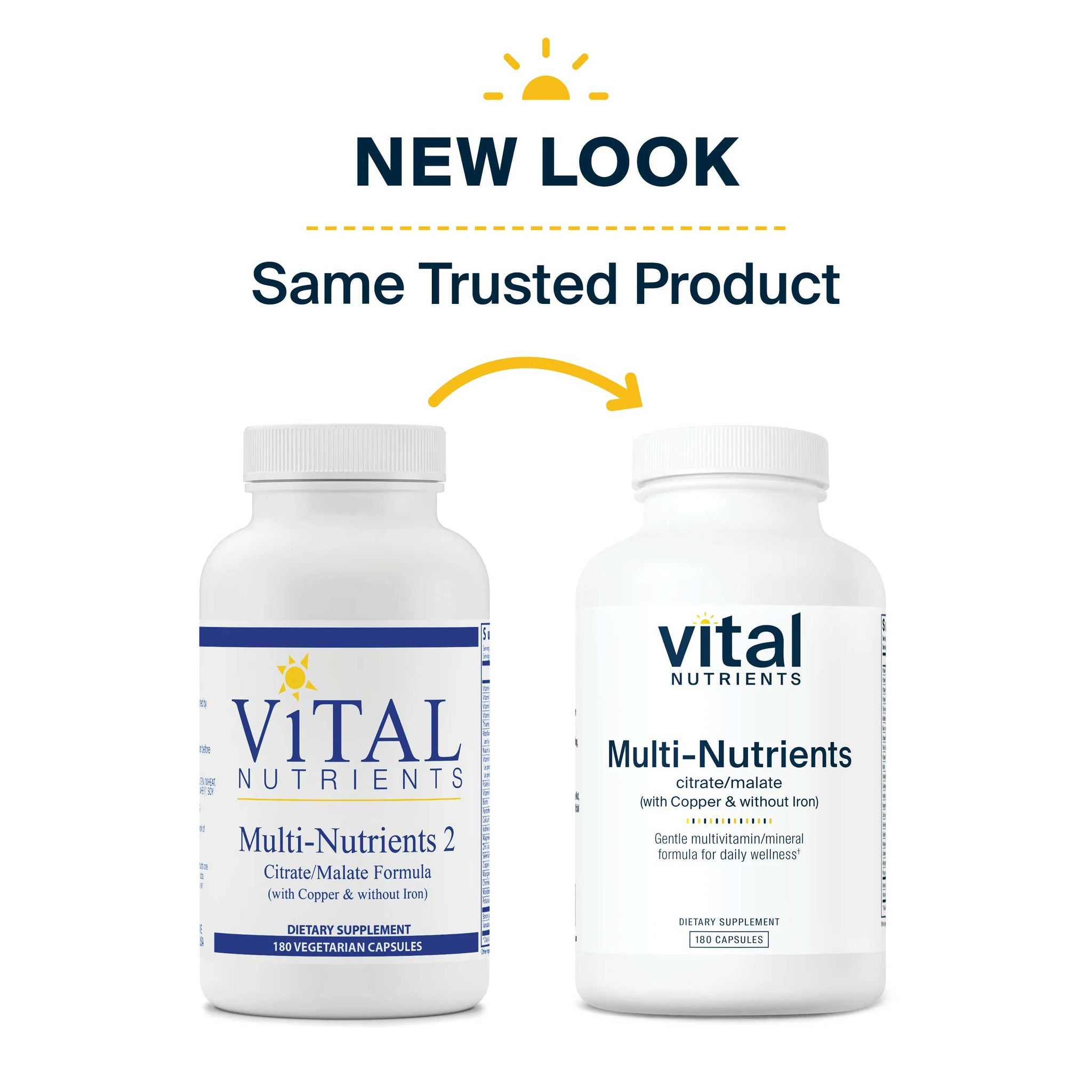 Vital Nutrients Multi-Nutrients Citrate/Malate with Copper, without Iron (Formerly Multi-Nutrients 2)
