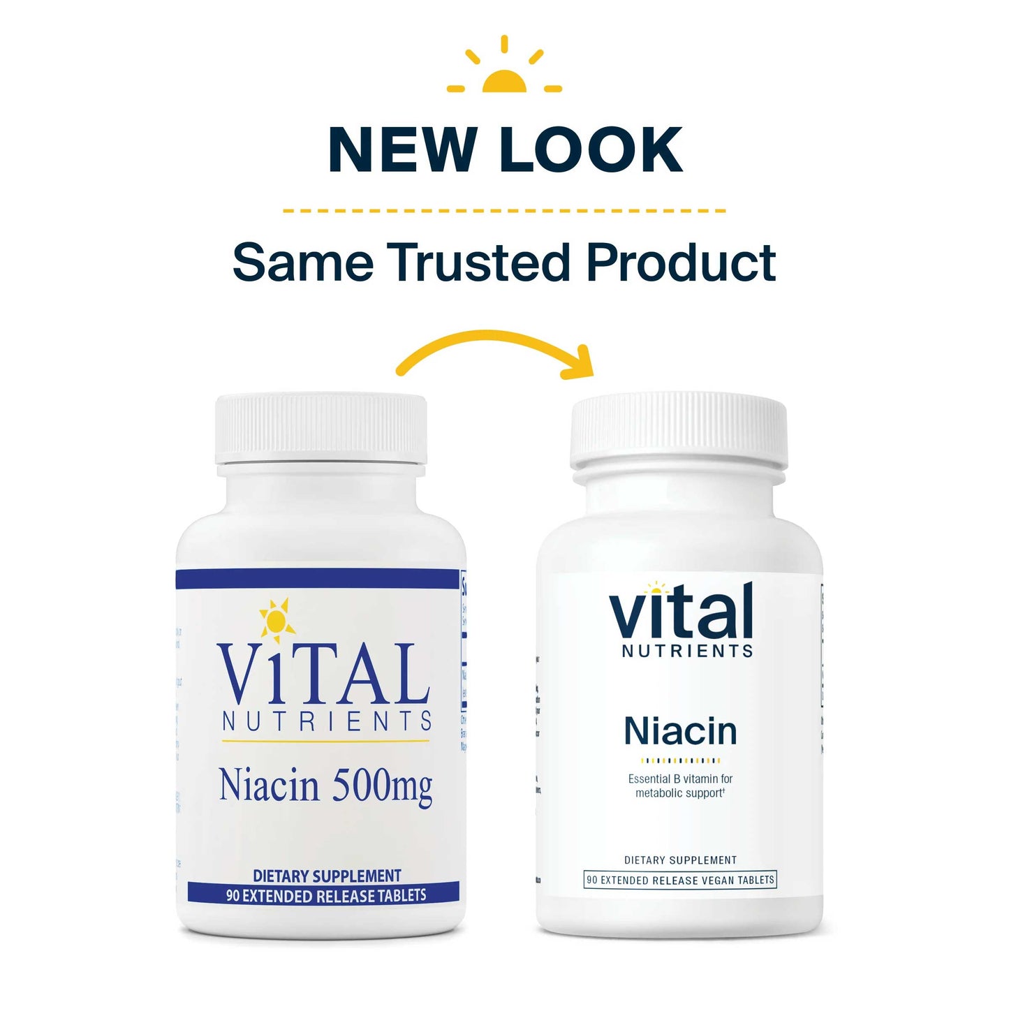 Vital Nutrients Niacin 500mg