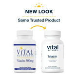 Vital Nutrients Niacin 500mg